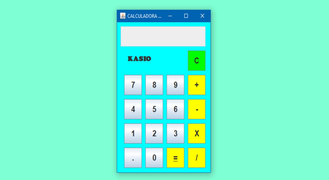 Desktop calculator in java
